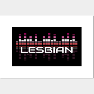 Music Equalizer Bars - Lesbian Posters and Art